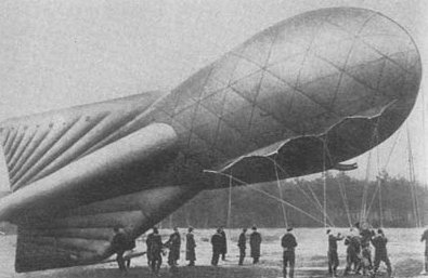 German barrage balooons.