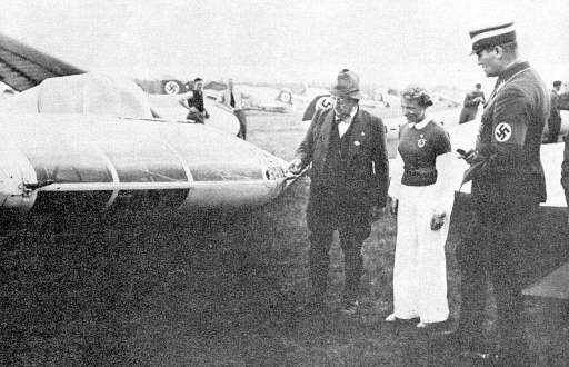 Horten Ho3, Hannah Reitsch.
