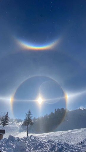 Halo solaire.