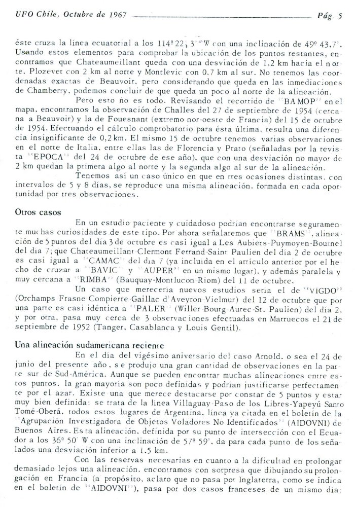 UFO Chile N° 2, page 5, octobre 1967