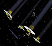 Interféromètres à infrarouge dans l'espace