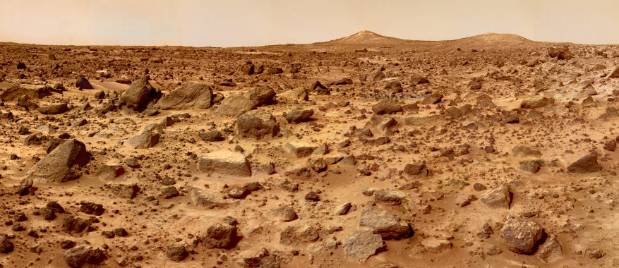 The Twin Peaks, NASA colors.