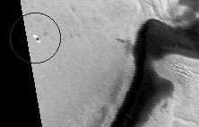 Ufo flying over Mars?