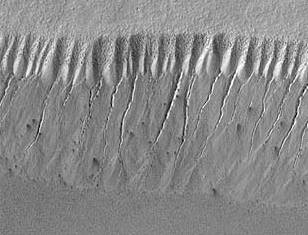 L'eau sur Mars