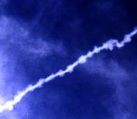 Aurora contrails?