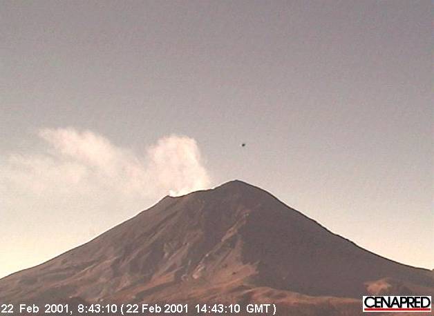 Popocatepetl 22 Février 2001