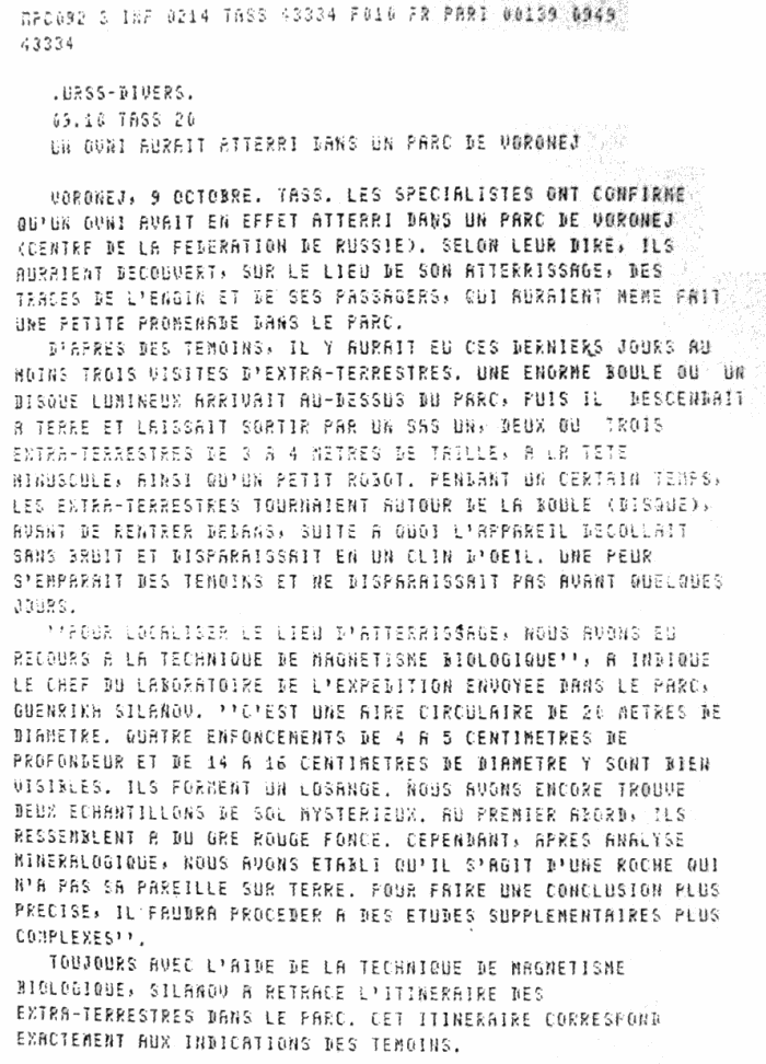 Tass news release.